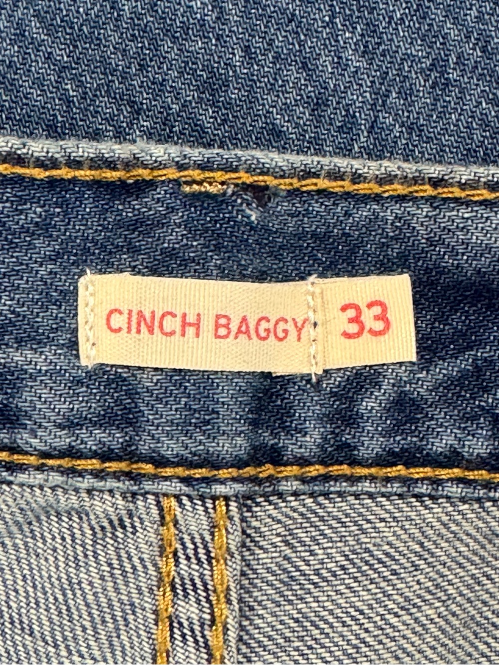 Levis Jeans Women 33x31 Blue Cinch Baggy Lightweight Wide Straight Leg High Rise - Picture 5 of 12